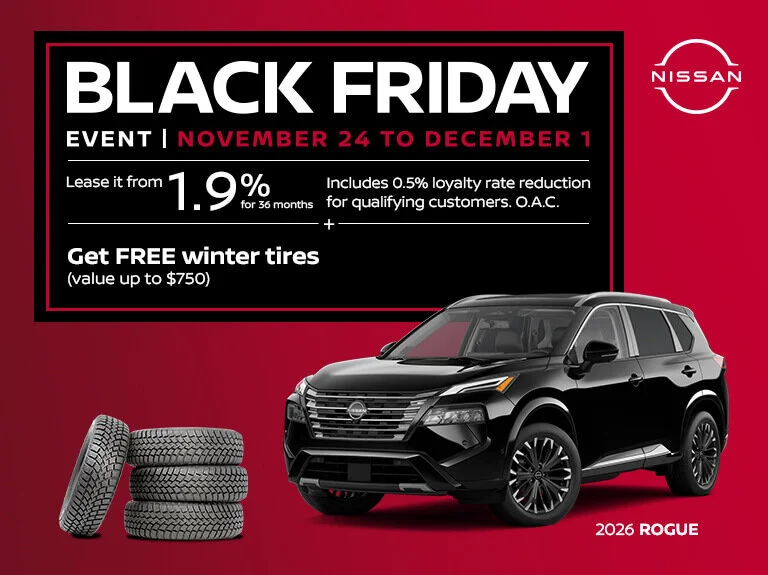 NISSAN PROGRAMME NOVEMBRE BLACK IDAY ACCUEIL ROGUE